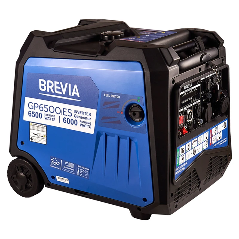 Инверторный бензиновый генератор Brevia GP6500iES 6/6,5 кВт с электростартером - фото 1 Инверторный бензиновый генератор Brevia GP6500iES 6/6,5 кВт с электростартером - фото 1