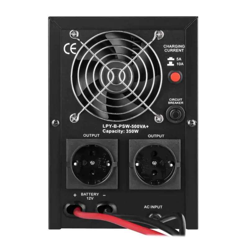 ДБЖ з правильною синусоїдою 12V LPY-B-PSW-500VA+ (350Вт) 5A/10A - фото 5 ДБЖ з правильною синусоїдою 12V LPY-B-PSW-500VA+ (350Вт) 5A/10A - фото 5