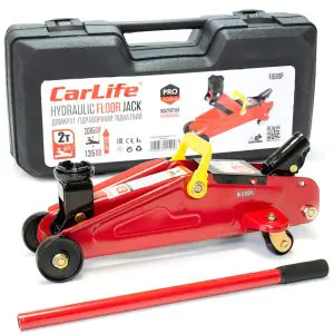 Товар Домкрат гідравлічний підкатний CarLife 2т 135-335мм у кейсі