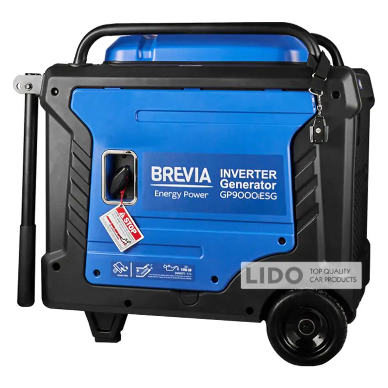 Генератор инверторный газобензиновий Brevia GP9000iESG 7.5кВт автозапуск - фото 5