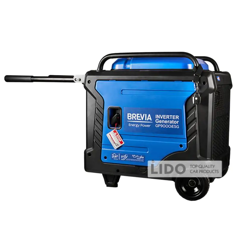 Генератор инверторный газобензиновий Brevia GP9000iESG 7.5кВт автозапуск - фото 2