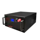 Аккумулятор LP LiFePO4 51,2V - 100 Ah (5120Wh) (BMS 200A/100А) с LCD металлом Smart RM RS485/CAN — миниатюра 5