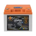 Акумулятор LP LiFePO4 12,8V - 50 Ah (640Wh) (BMS 80А/50A) пластик LCD Smart BT — мініатюра 2