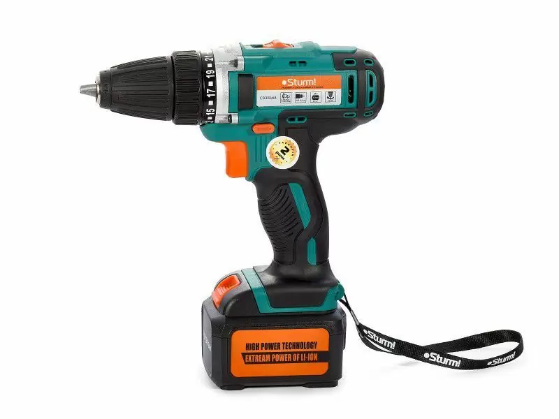 Аккумуляторная дрель-шуруповерт Sturm CD3224LB - фото 1 Аккумуляторная дрель-шуруповерт Sturm CD3224LB - фото 1