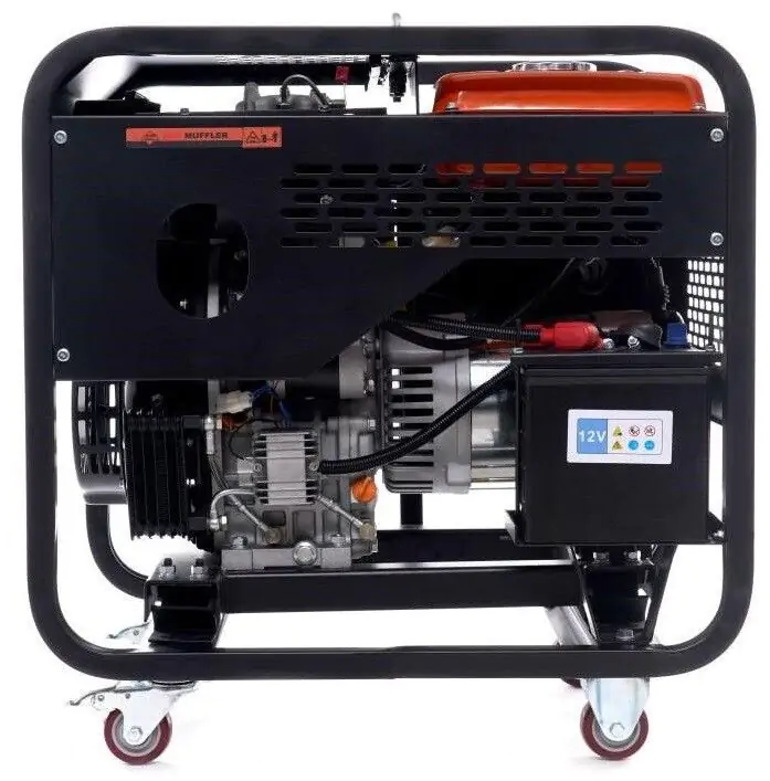 Генератор дизельный з електростартом Kraft&Dele KD169 - 9кВт - фото 5