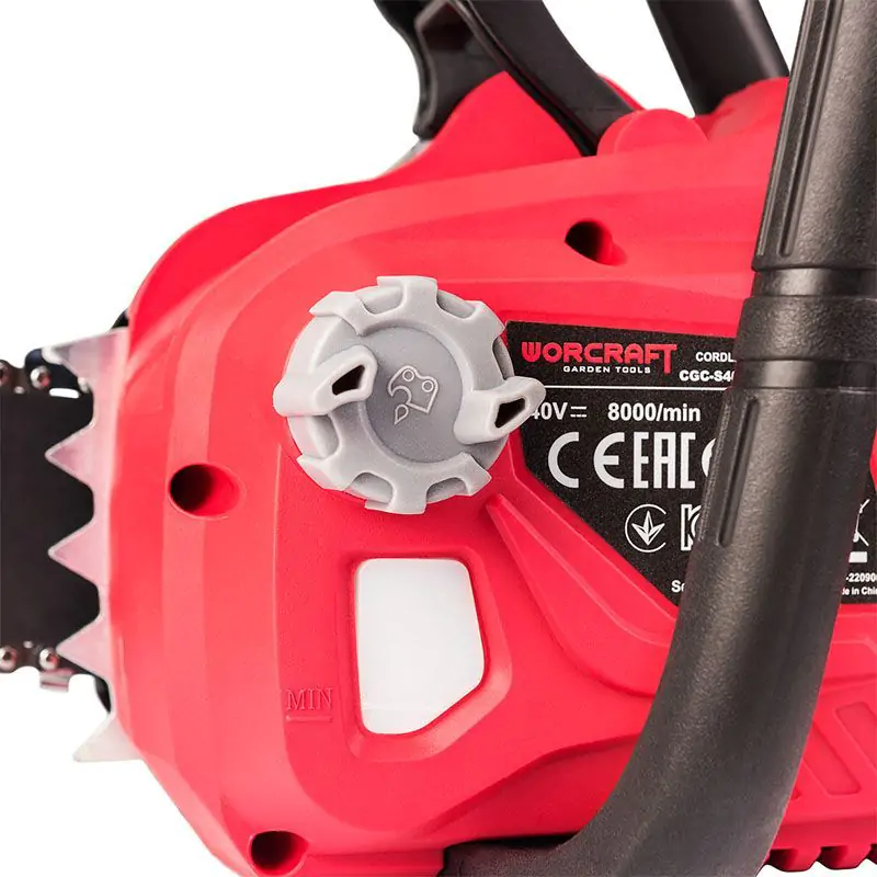 Аккумуляторная бесщеточная пила цепная WORCRAFT CGC-S40LiBA - фото 7