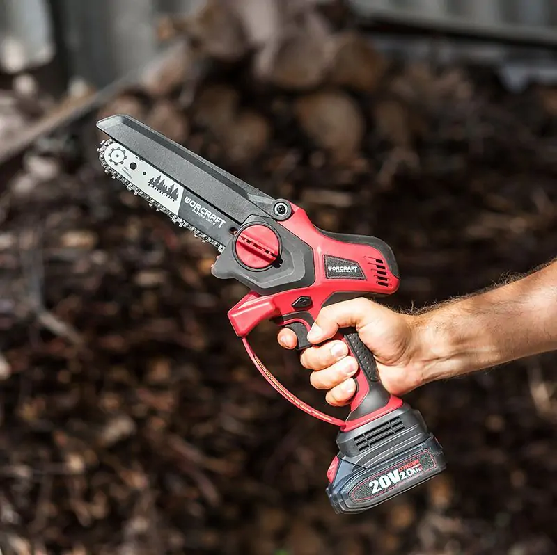 Аккумуляторная бесщеточная мини-пила цепная WORCRAFT CHS-S20LiBP - фото 12