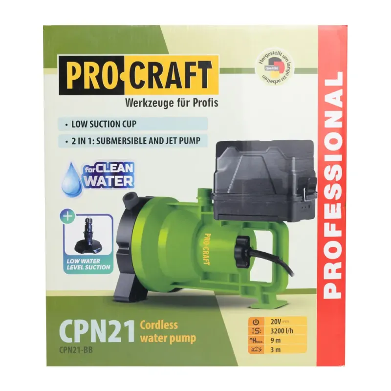 Аккумуляторный насос Procraft CPN21 (без АКБ и ЗУ) - фото 14
