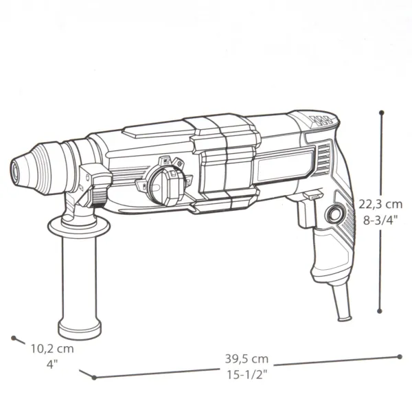 Перфоратор CROWN CT18212 BMC - фото 7