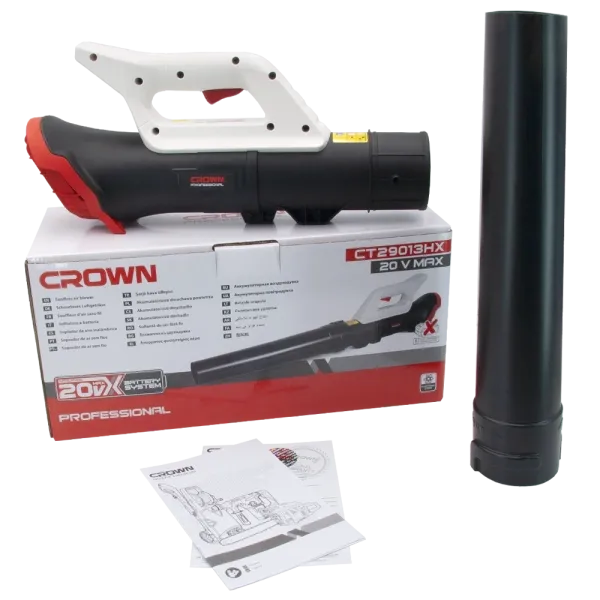Повітродувка акумуляторна CROWN CT29013HX - фото 6