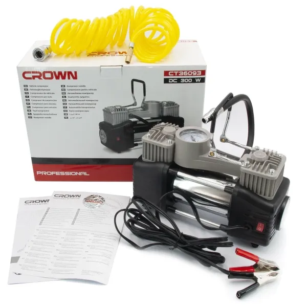 Автомобильный компрессор CROWN CT36093 - фото 6