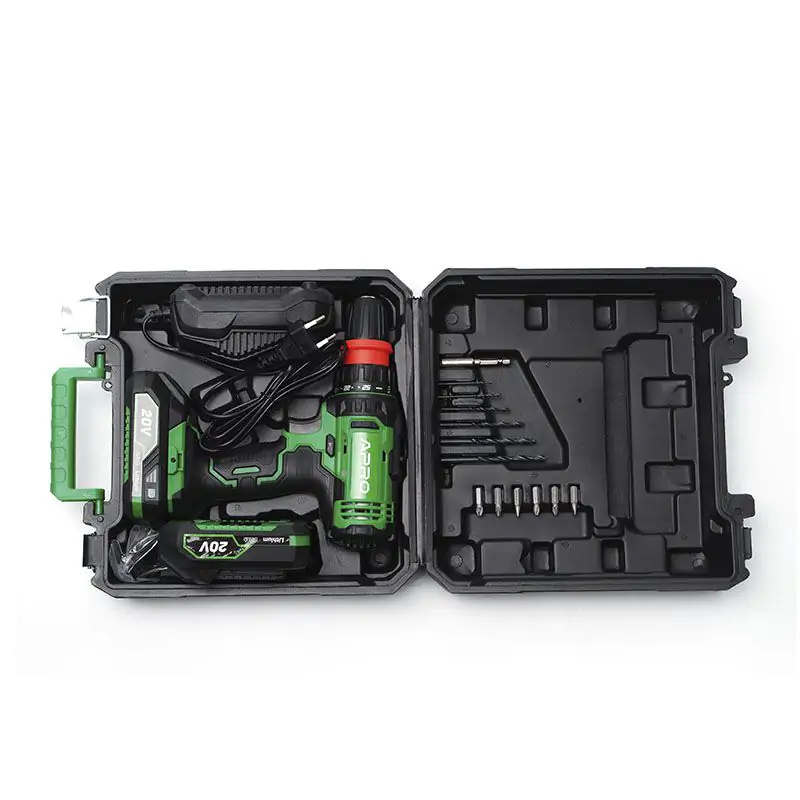 Дрель-шуруповерт, быстросъем APRO 20DC (2 АКБ, ЗУ, кейс) - фото 9 Дрель-шуруповерт, быстросъем APRO 20DC (2 АКБ, ЗУ, кейс) - фото 9