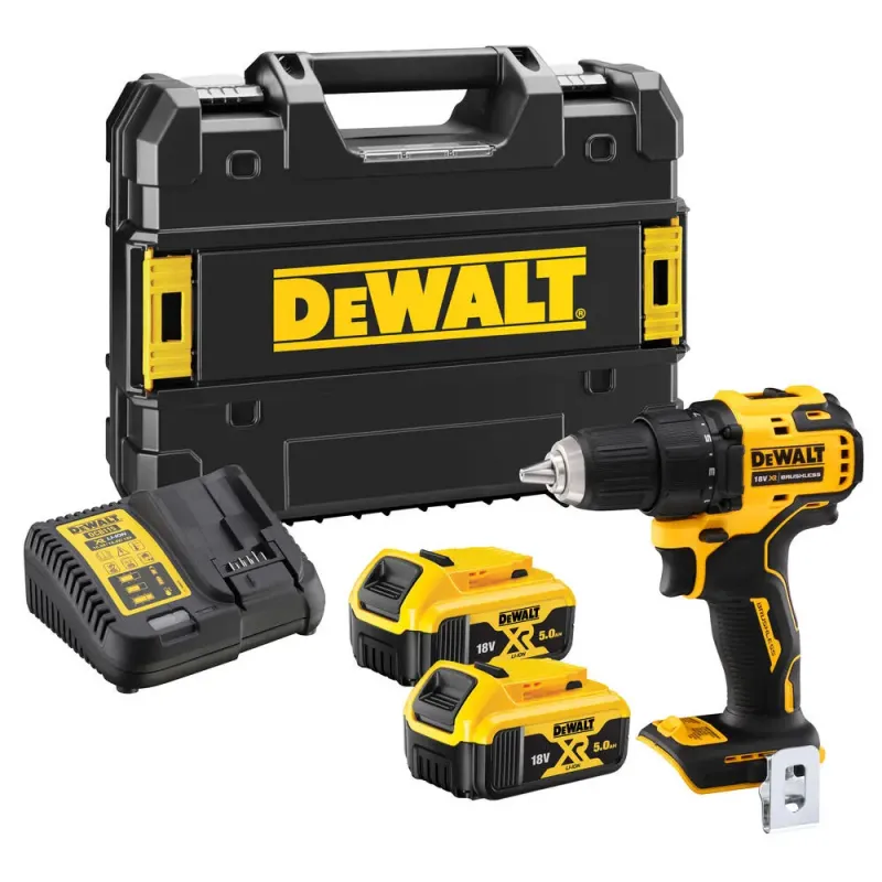 Дрель-шуруповерт акумуляторна безщіткова DeWALT DCD708P2T - фото 1 Дрель-шуруповерт акумуляторна безщіткова DeWALT DCD708P2T - фото 1