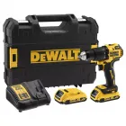 Дрель-шуруповерт аккумуляторная бесщёточная ударная DeWALT DCD709D2T — миниатюра 1