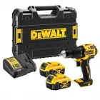 Дрель-шуруповерт аккумуляторная бесщёточная ударная DeWALT DCD709P2T — миниатюра 1