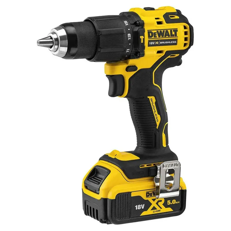 Дрель-шуруповерт аккумуляторная бесщёточная ударная DeWALT DCD709P2T - фото 3