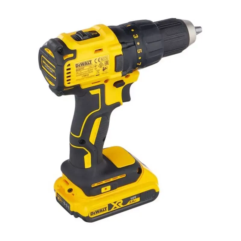 Аккумуляторный шуруповерт DeWALT DCD709S2T (18В, 65 Нм, ударный, 2х1.5 Ач) - фото 3