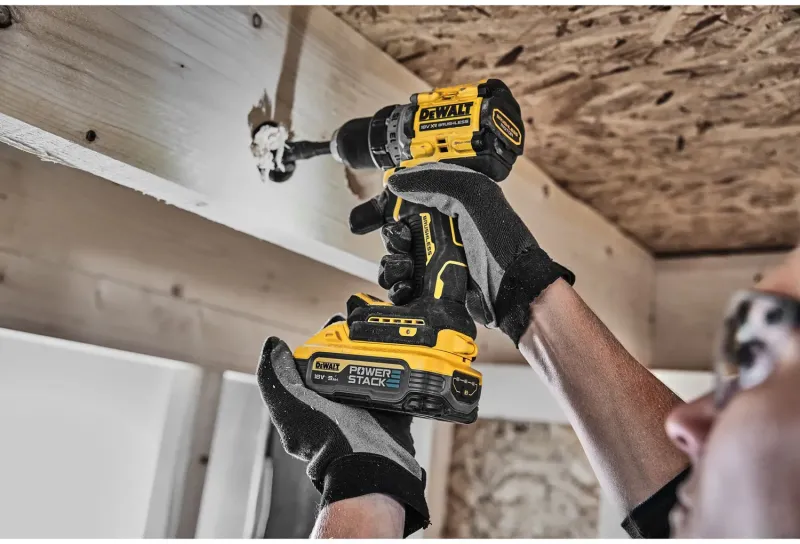 Акумуляторний шуруповерт DeWALT DCD800H2T (18В, 90 Нм, безударний, 2х5.0 Аг POWERSTACK) - фото 5