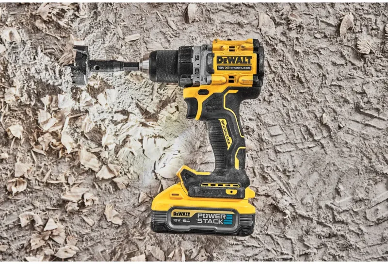 Акумуляторний шуруповерт DeWALT DCD800H2T (18В, 90 Нм, безударний, 2х5.0 Аг POWERSTACK) - фото 6