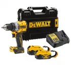 Дрель-шурупокрут акумуляторна безщіткова DeWALT DCD800P2LRT — мініатюра 1