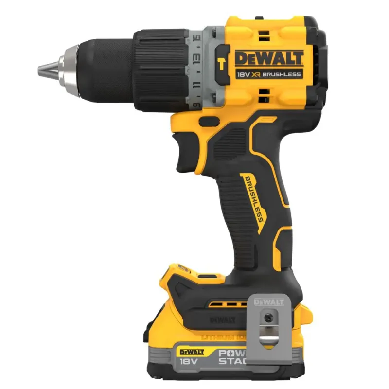 Дрель-шуруповёрт аккумуляторная бесщёточная ударная DeWALT DCD805E1T - фото 3