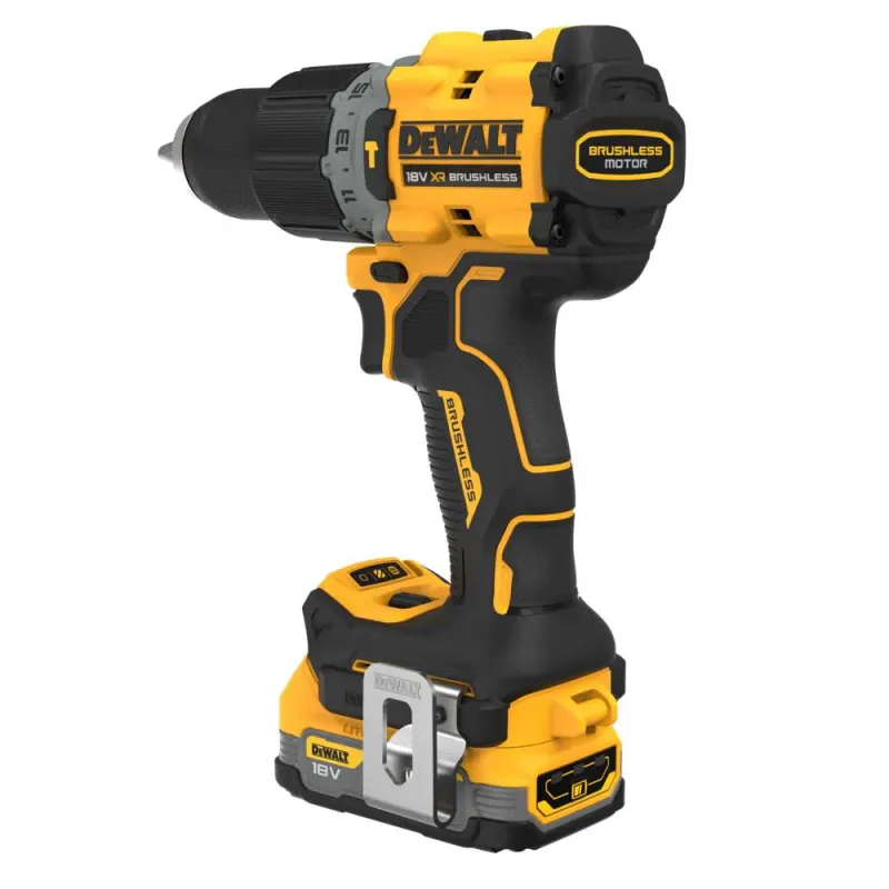 Дрель-шуруповёрт аккумуляторная бесщёточная ударная DeWALT DCD805E1T - фото 5
