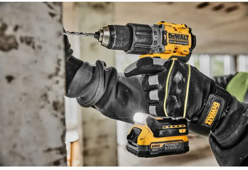 Дрель-шуруповёрт аккумуляторная бесщёточная ударная DeWALT DCD805E2T - фото 3