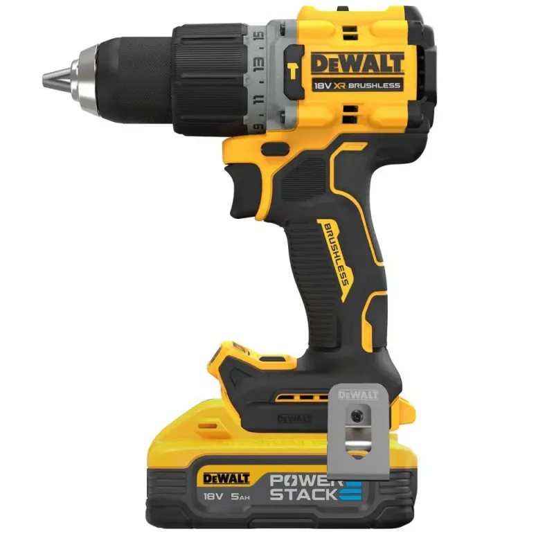 Дрель-шуруповёрт аккумуляторная бесщёточная ударная DeWALT DCD805H2T - фото 3