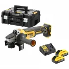 Шлифмашина угловая - болгарка аккумуляторная бесщёточная DeWALT DCG405H2T — миниатюра 1