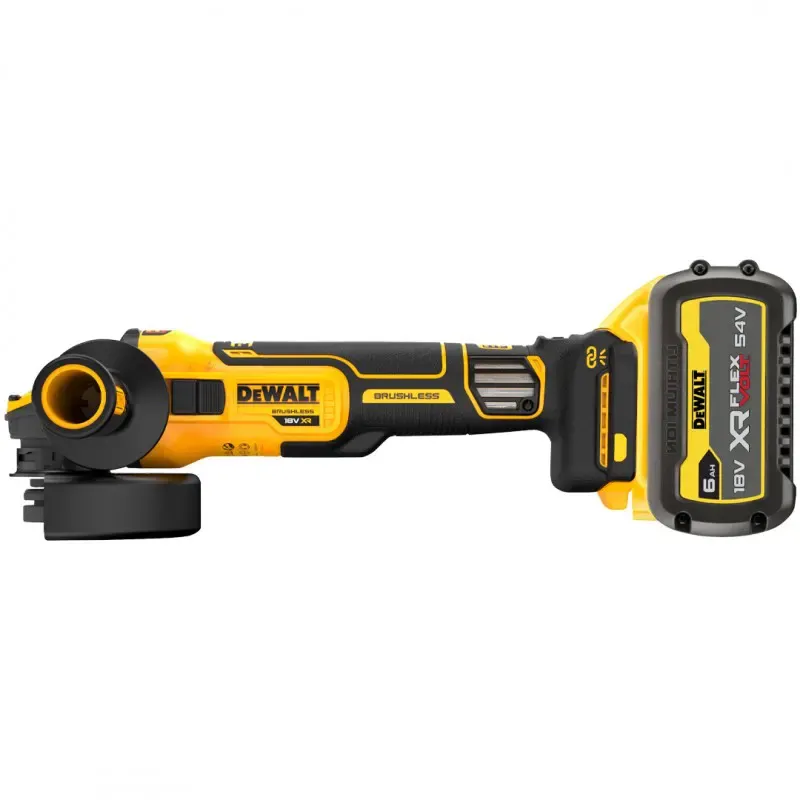 Шлифмашина угловая - болгарка аккумуляторная бесщёточная DeWALT DCG409VST1 - фото 4
