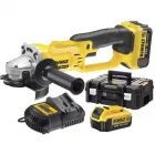 Шлифмашина угловая - болгарка аккумуляторная DeWALT DCG412M2 — миниатюра 1