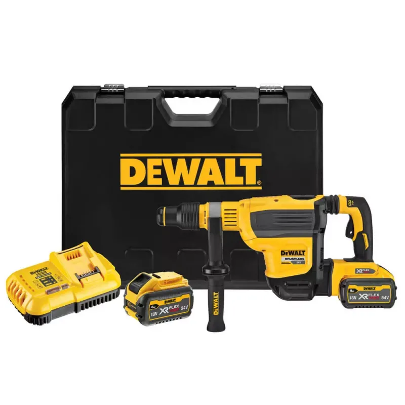 Перфоратор аккумуляторный бесщеточный SDS-MAX DeWALT DCH614X2 - фото 3