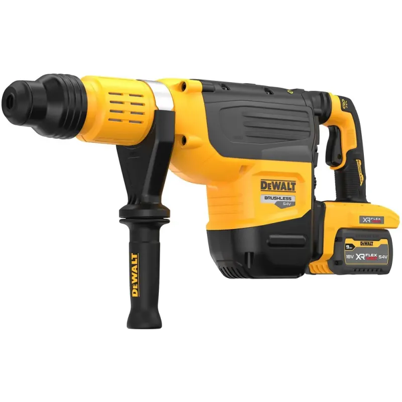 Перфоратор аккумуляторный SDS-MAX DeWALT DCH775X2 (54В FlexVolt, 13.3 Дж, 2х3.0 Ач) - фото 2