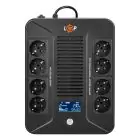 Джерело безперебійного живлення (ДБЖ) LP-UL800VA-8PS (480Вт) — мініатюра 1