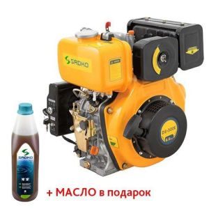 Двигун дизельний Sadko DE-300E (6.0 к.с., електростартер, вал 25 мм)