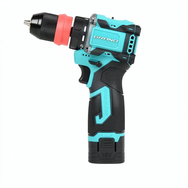 Аккумуляторный шуруповерт Grand ДА-16/45 DFR (16В, 2 АКБ, быстросъемный патрон) - фото 6