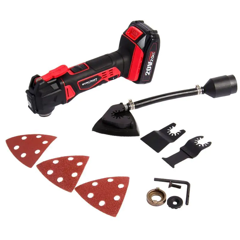 Аккумуляторный реноватор (многофункциональный инструмент) Worcraft CMT-S20Li - фото 7