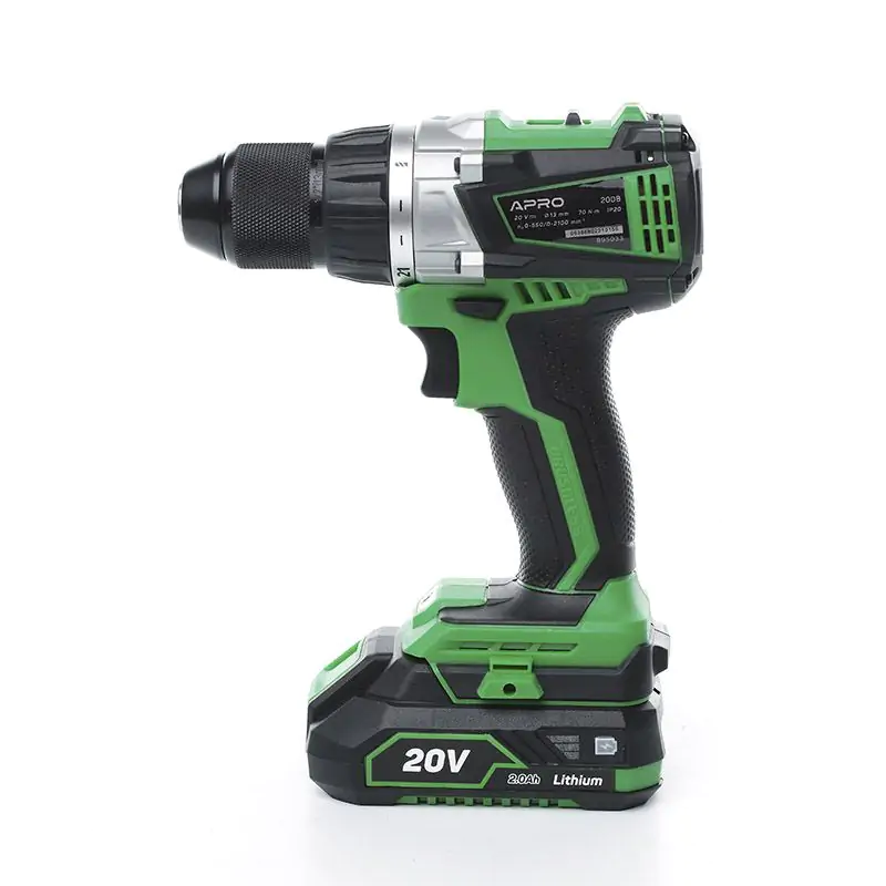 Дрель-шуруповерт бесщеточный APRO 20DB (ЗУ, кейс) - фото 1 Дрель-шуруповерт бесщеточный APRO 20DB (ЗУ, кейс) - фото 1