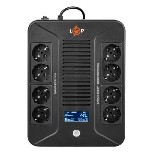 Джерело безперебійного живлення (ДБЖ) LP-UL600VA-8PS (360Вт)