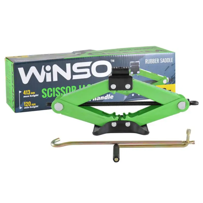 Домкрат ромбовий Winso 2т 120-413мм - фото 2