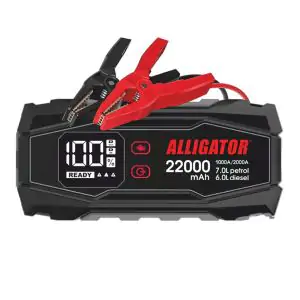 Товар Пусковое устройство Alligator Jump Starter 1000A/2000A 22000mAh