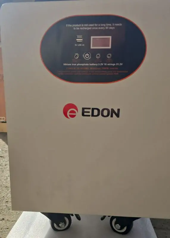 Акумулятор LiFePO4 EDON ED-110Ah-51.2V (5.632 кВт·год, BMS 150A) - фото 2 Акумулятор LiFePO4 EDON ED-110Ah-51.2V (5.632 кВт·год, BMS 150A) - фото 2