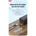 Повербанк (Power Bank) XO PB97 20000mAh 65W чорний — мініатюра 5 Повербанк (Power Bank) XO PB97 20000mAh 65W чорний — мініатюра 5