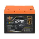Аккумулятор LP LiFePO4 для ИБП 12V (12,8V) - 50 Ah (640Wh) (BMS 50A/25A) пластик — миниатюра 2
