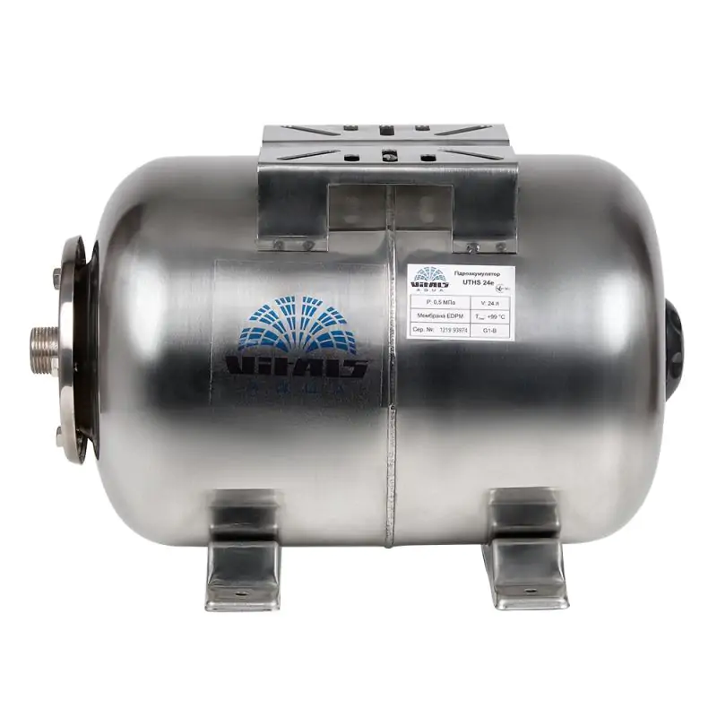 Гідроакумулятор нерж сталь 24л Vitals Aqua UTHS 24 - фото 1 Гідроакумулятор нерж сталь 24л Vitals Aqua UTHS 24 - фото 1