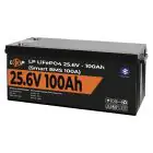 Акумулятор LP LiFePO4 24V (25,6V) - 100 Ah (2560Wh) (Smart BMS 100А) с BT пластик — мініатюра 3