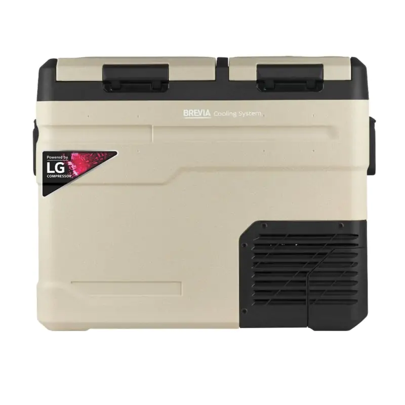 Холодильник автомобільний Brevia 47л (компресор LG) двокамерний 23525 - фото 6