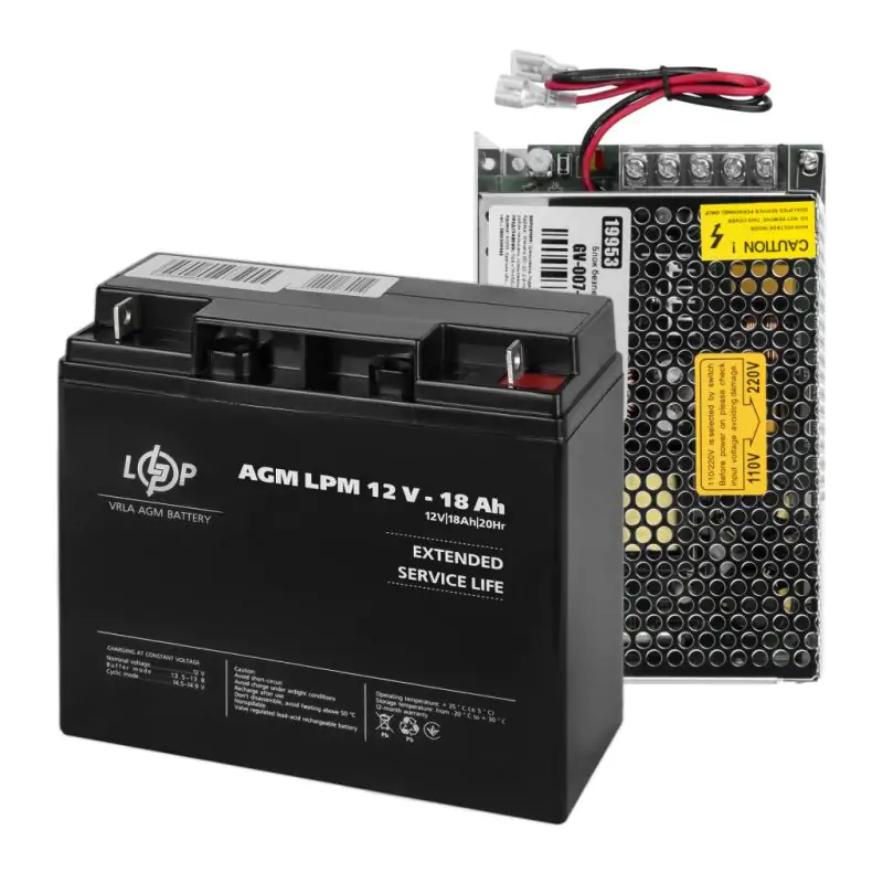 Блок безперебійного живлення з АКБ GV-007-UPS-A-1203-8A-18Ah - фото 1 Блок безперебійного живлення з АКБ GV-007-UPS-A-1203-8A-18Ah - фото 1