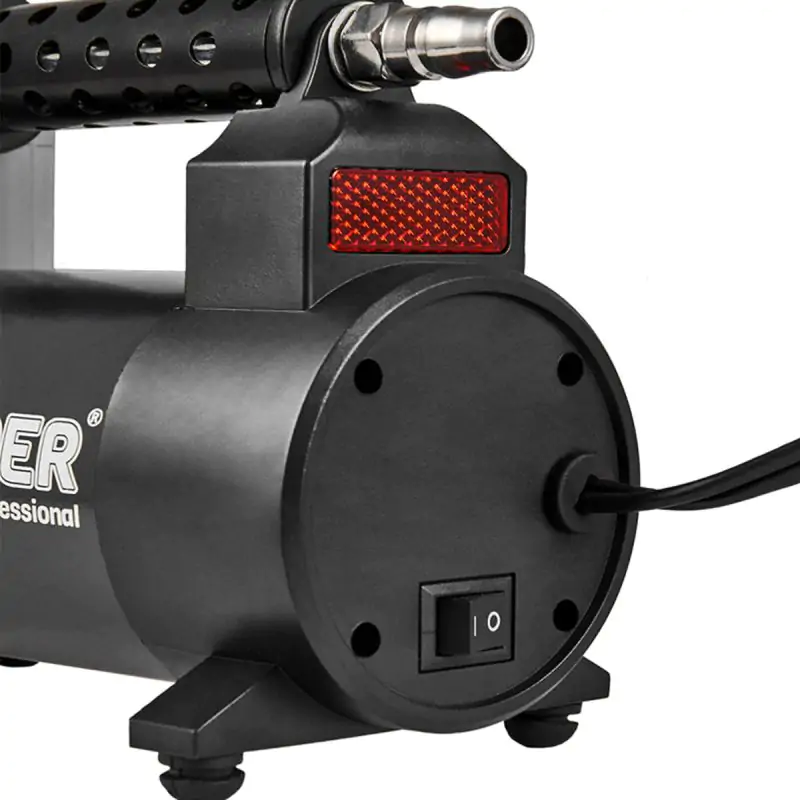 Автомобильный компрессор Molder Max Air 170Вт 10Атм 40л/мин с зажимами АКБ - фото 3