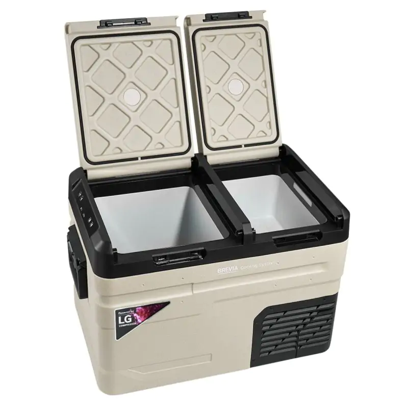 Холодильник автомобільний Brevia 38л (компресор LG) двокамерний 23425 - фото 3